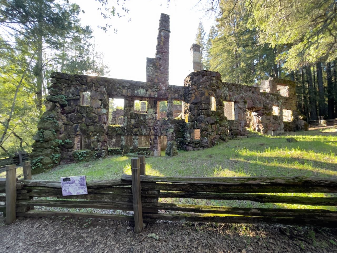 Wolf House, Jack London's dream home burned down just before moving in